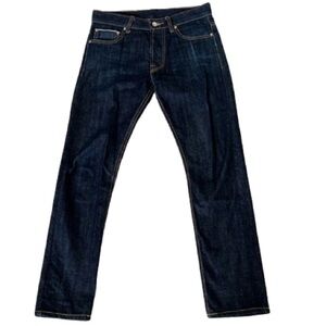 SOSO CUSTOM MADE JEANS. STRAIGHT FIT DARK WASH. SIZE 30.